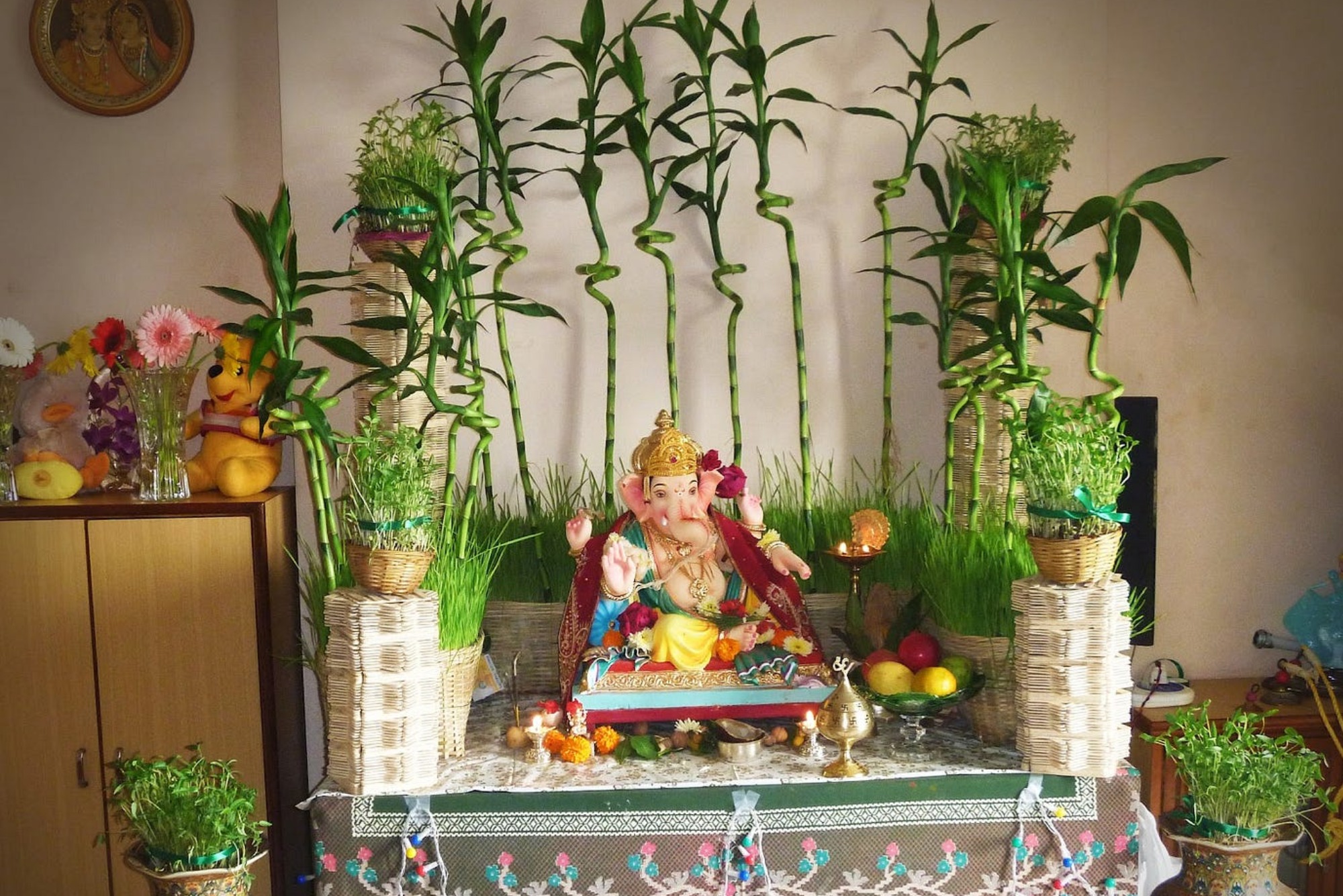 ganpati decoration ideas for home