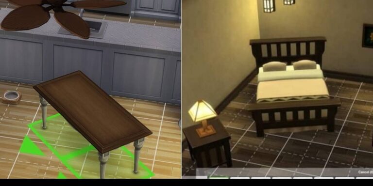 how to rotate furniture in sims 4